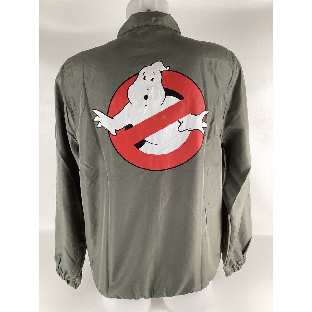 Ghostbusters Windbreaker Jacket Men's Medium Lootwear Exclusive Lootcrate Zip Up - Picture 2 of 6